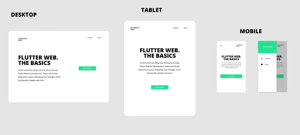 Flutter Development Adaptive Responsive