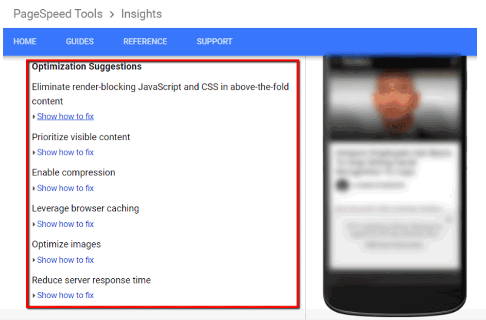 Google Pagespeed Tools