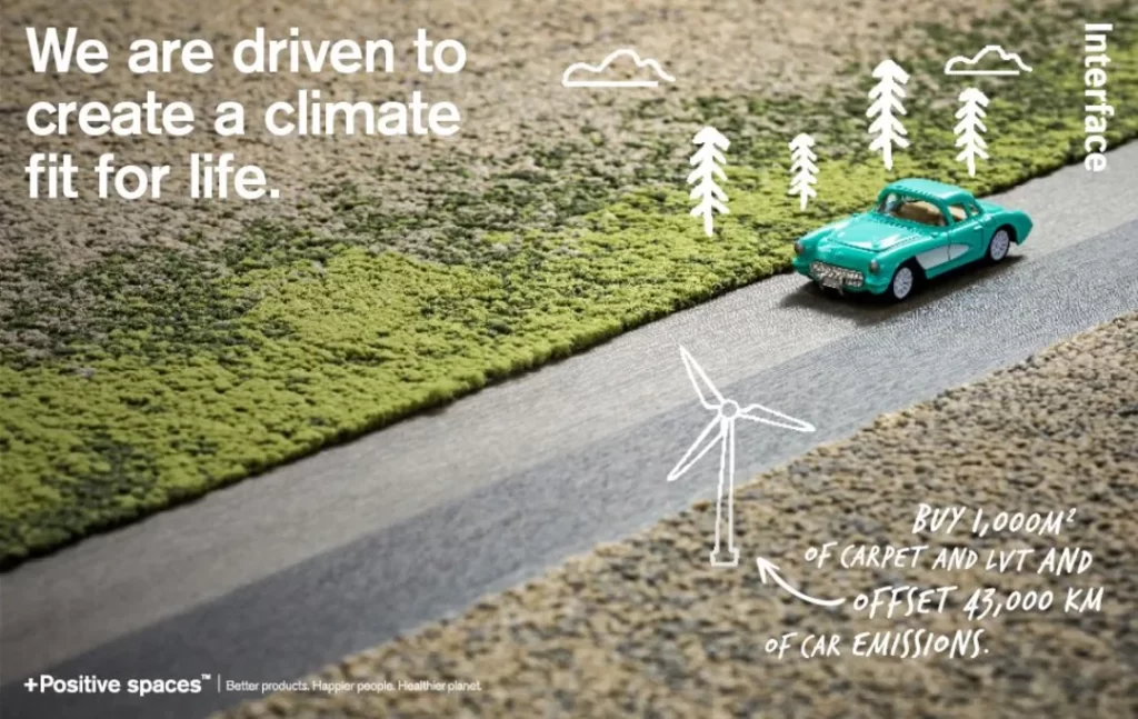 Eco-Friendly Brands Marketing Interface